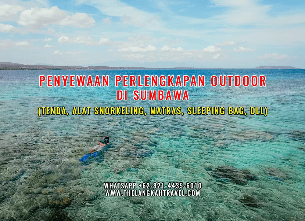 Sewa Tenda Alat Snorkeling Perlengkapan Outdoor Di Sumbawa